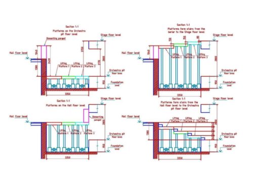 Orchestra pit elevators Alviss2