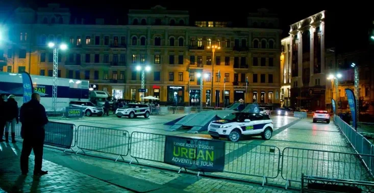 imgsize 7 Alviss was the technical partner of the Range Rover Evoque Urban Adventure show.